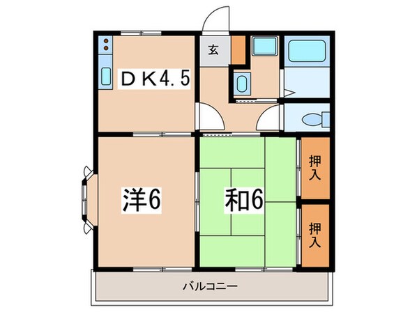 コンフレール湘南Ａの物件間取画像